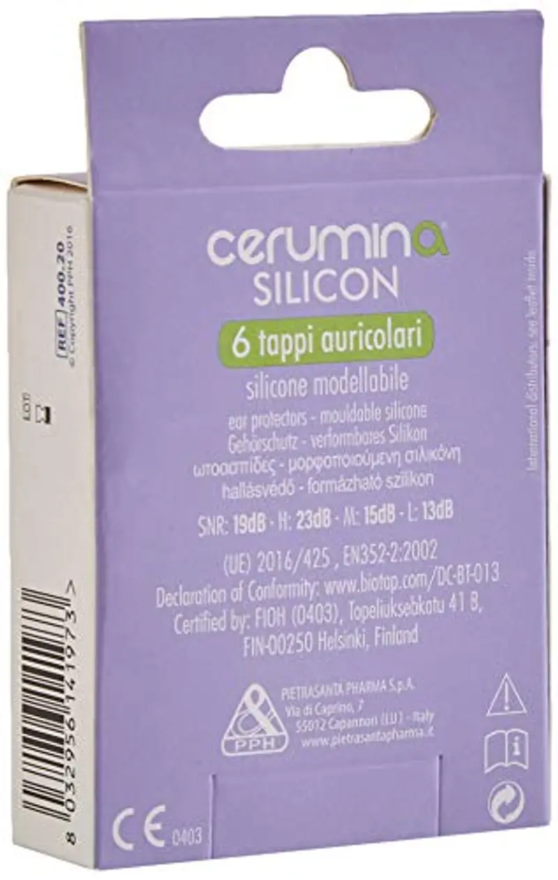 Cerumina Tappi Auricolari Silicon 6 Pezzi - 1 Prodotto miniatura 2