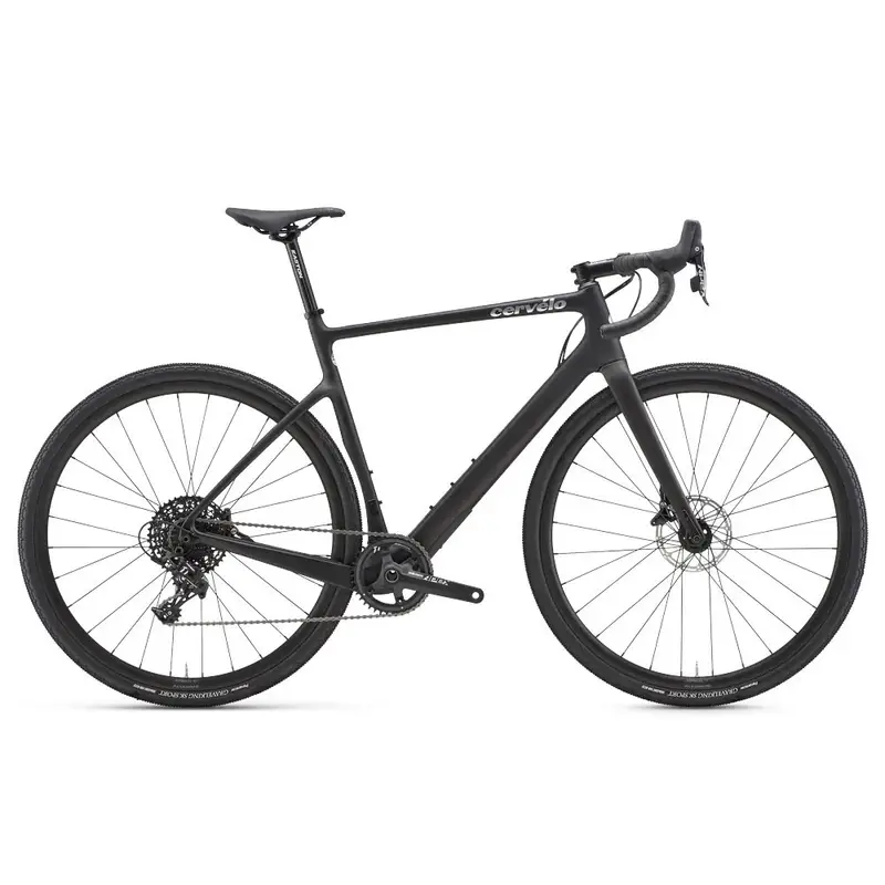 Aspero Apex 1 L56 Nero - Gravel Bike Uomo L / 56