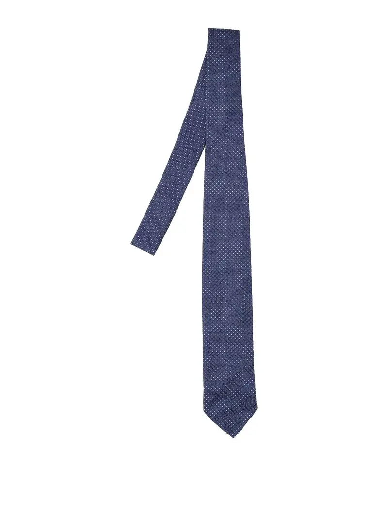 Cravatta In Seta Blu