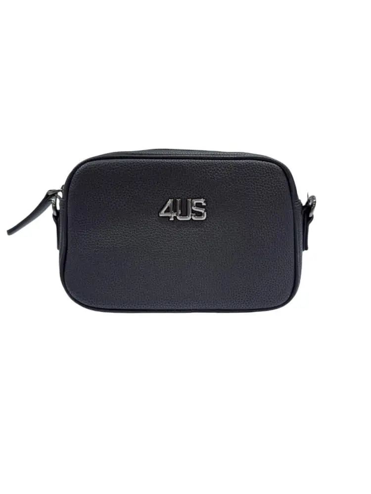 pochette nera uomo mini logo