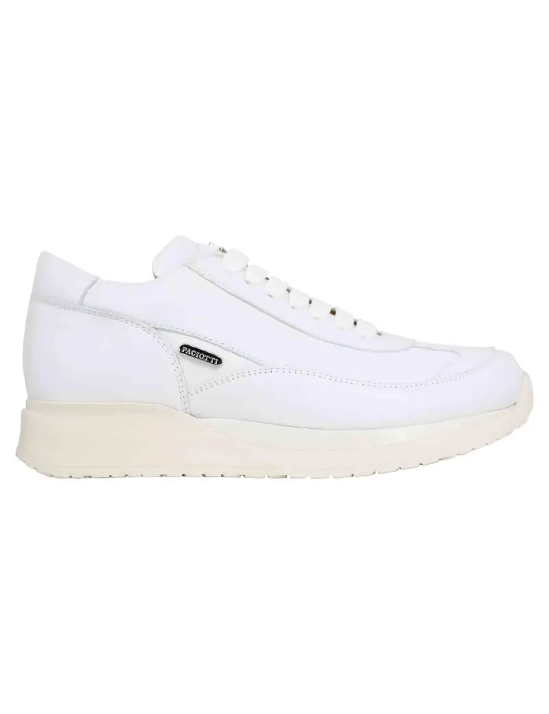 Sneakers donna in pelle laminata bianca Donna GD65700W 1