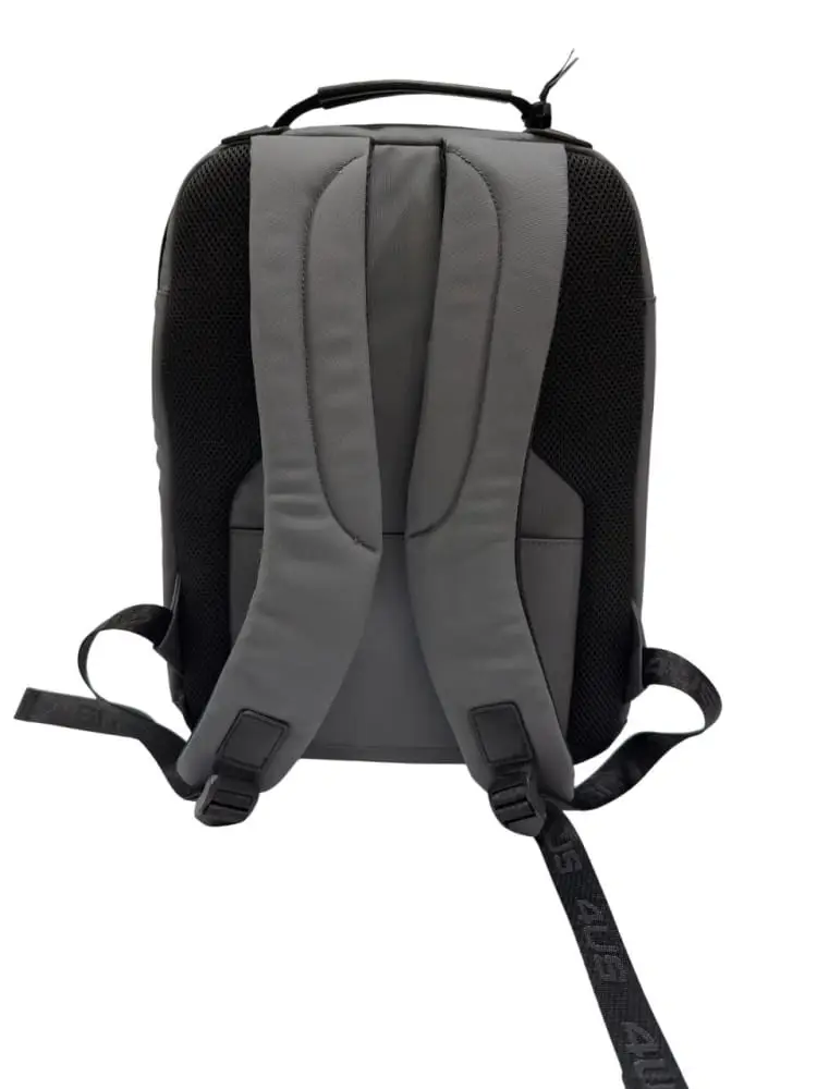 zaino grigio uomo maxi logo miniatura 2