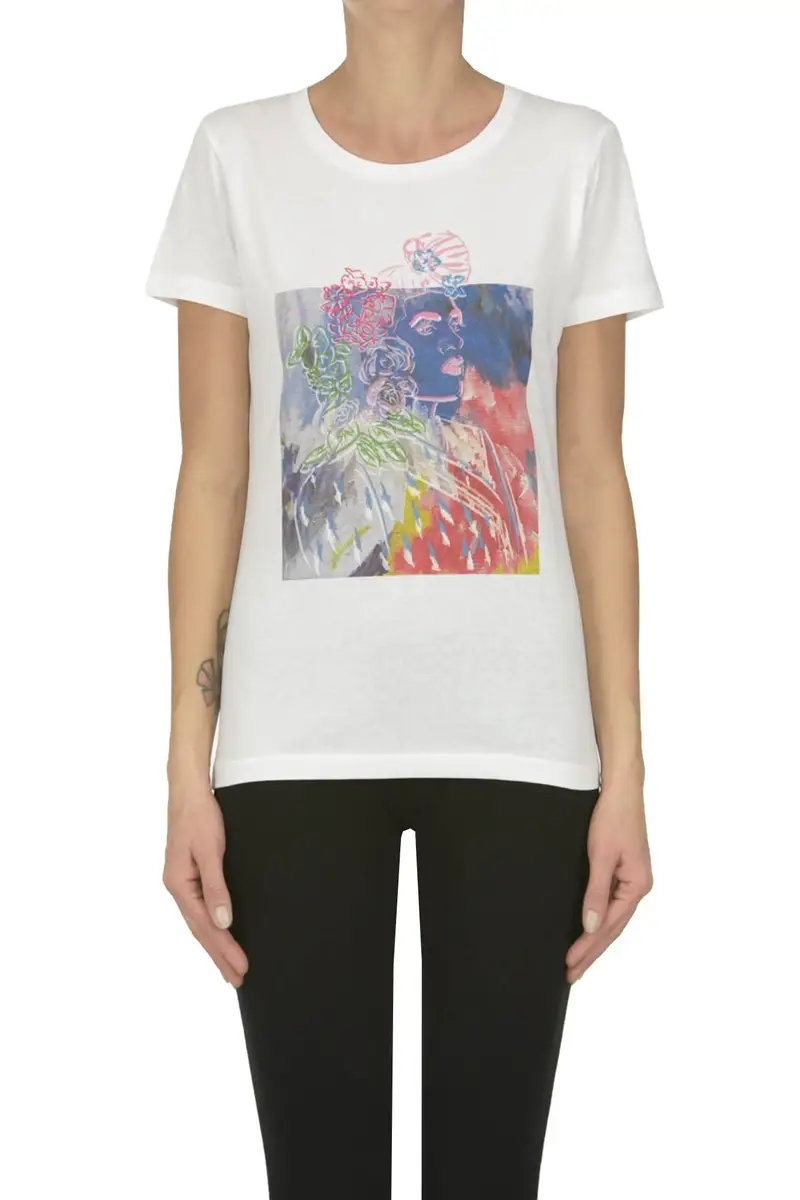 Cettina Bucca T-shirt Bianco 3982685