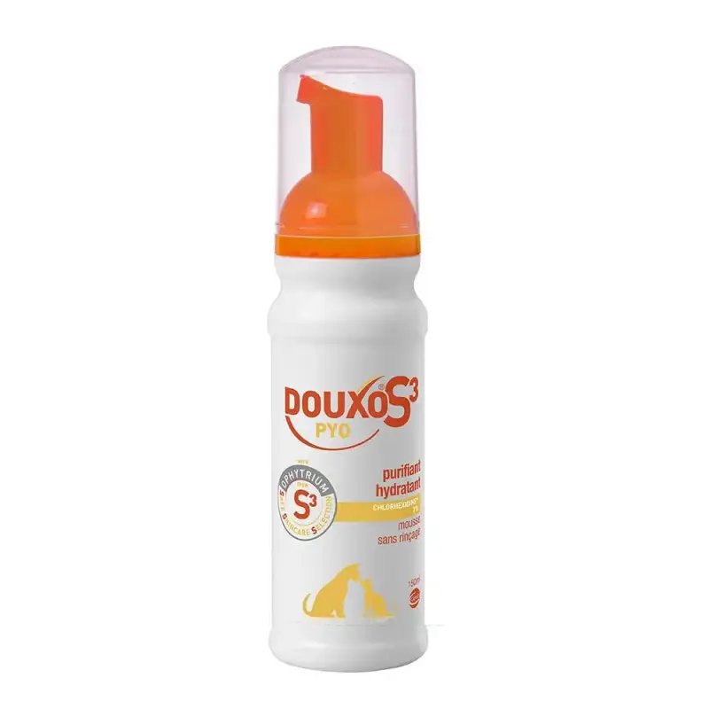 Douxo Schiuma Purificante e Idratante S3 Pyo Clorexidina 3% 150ml