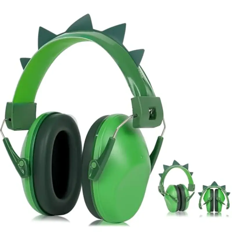 Cexovo Cuffie Antirumore Bambini, SNR 28dB Antirumore Bambini Protezione dell'Udito Riduzione del Rumore per Cuffia Protegga le Orecchie Isolanti per Studiare, Falciatura, Sparare dai 3-16 Anni