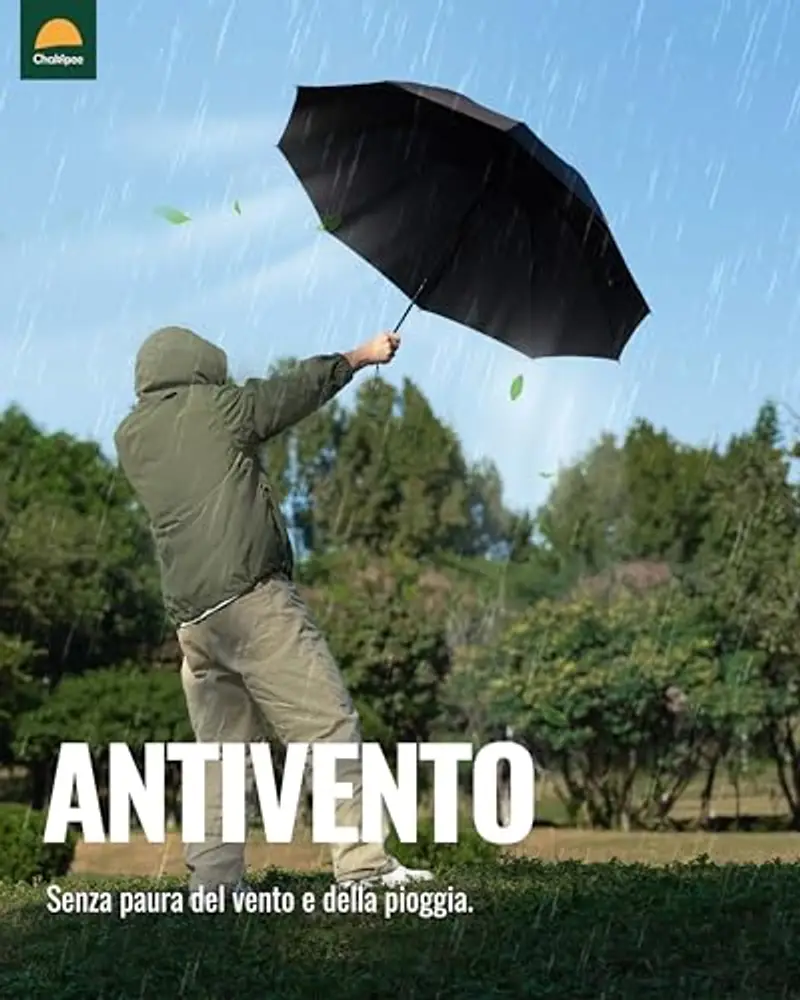 Chakipee Ombrelli Donna Nero 787288 miniatura 3