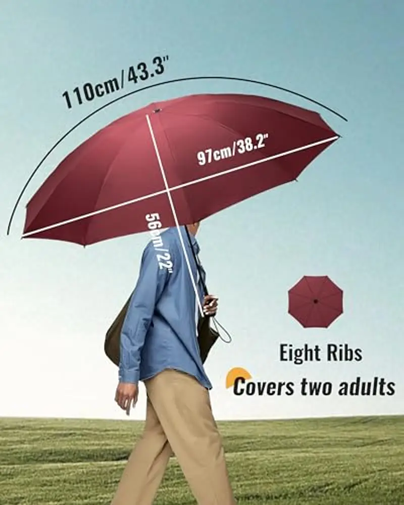 Chakipee Ombrelli Uomo Rosso 1599370 miniatura 3