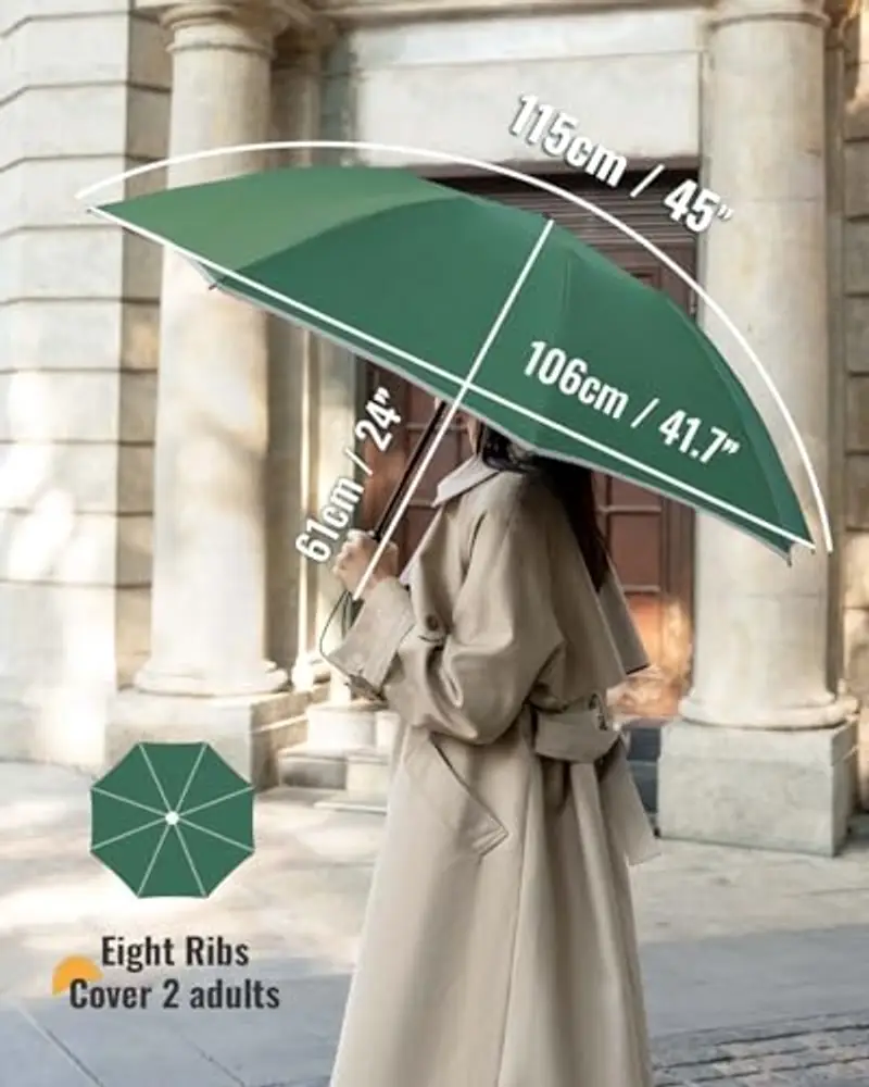 Chakipee Ombrelli Uomo Verde 2100028 miniatura 3