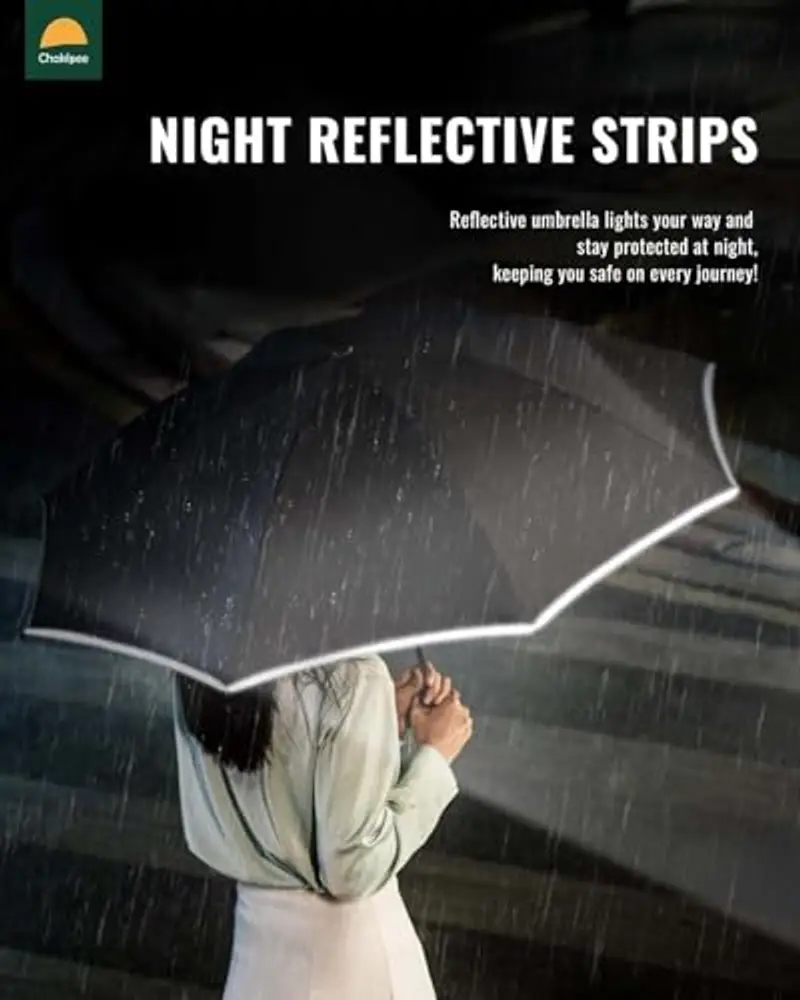 Chakipee Ombrelli Uomo Nero 2100029 miniatura 2