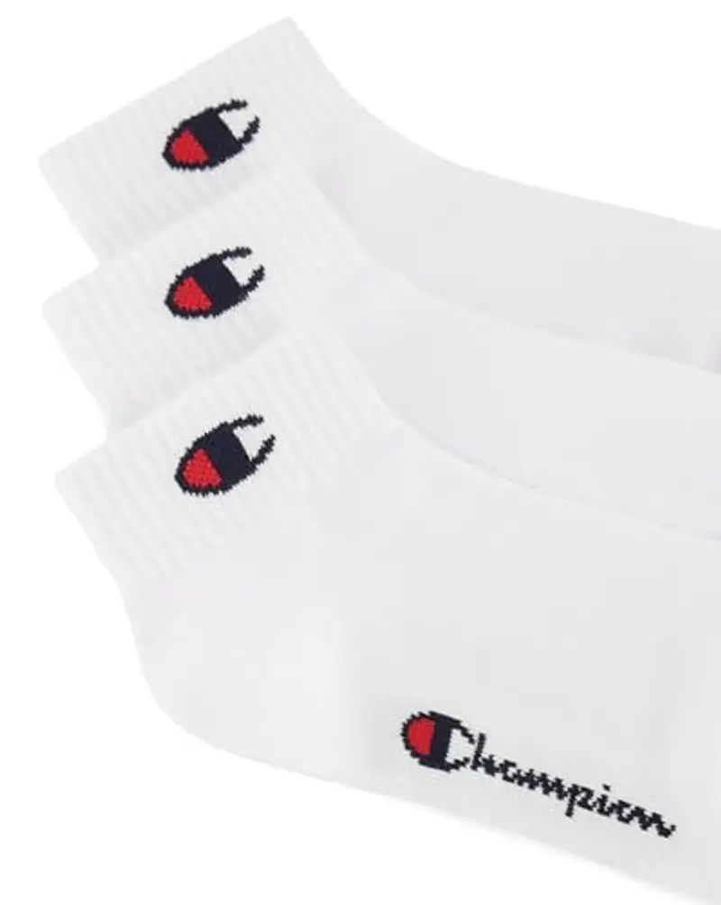 Champion Core Socks Junior 6PP Quarter, Bianco, 27-30 EU (9-11.5 Kids UK) Unisex - Bambini e ragazzi -FW23 miniatura 2