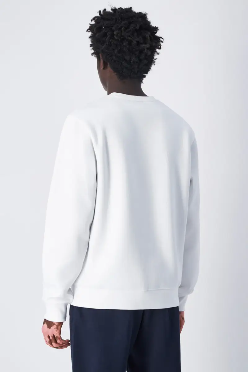 Felpa Bianca girocollo senza cappuccio Champion Crewneck Sweatshirt [BIANCO] miniatura 4