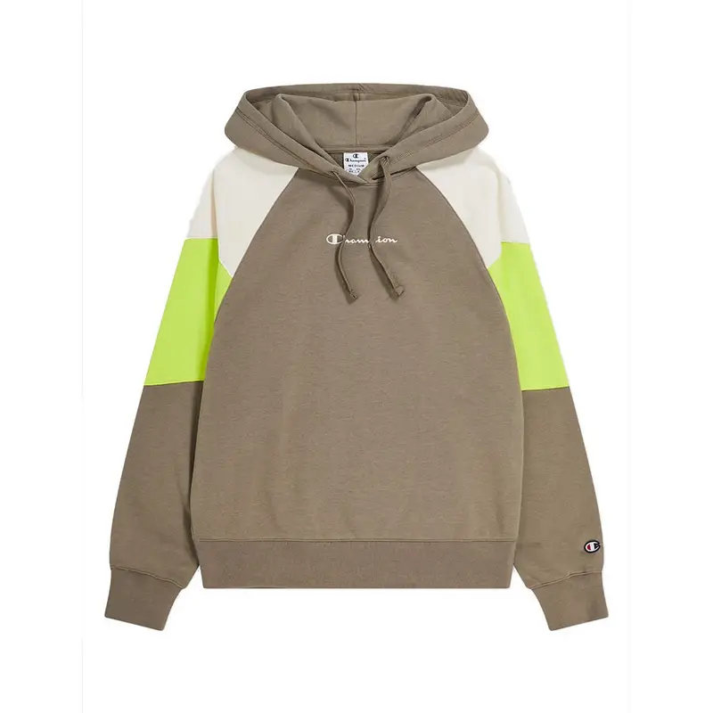 Felpa Con Cappuccio Bicolor Moro Donna M