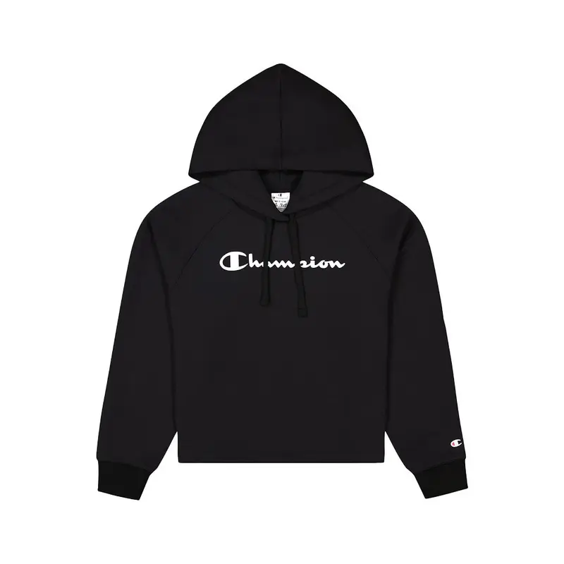 Felpa Con Cappuccio Interlok Nero Donna M