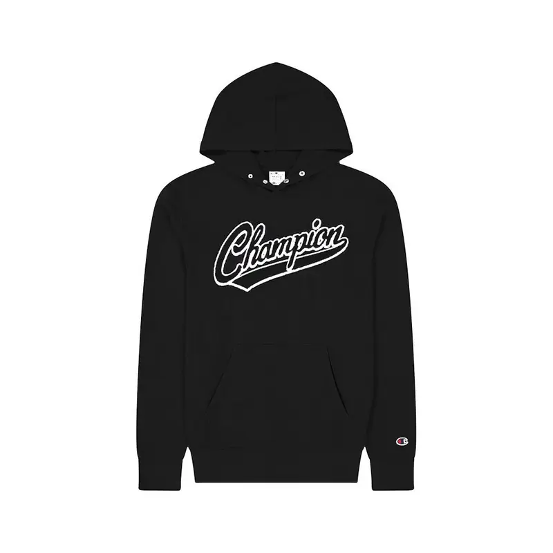 Felpa Con Cappuccio Logo College Nero Uomo S