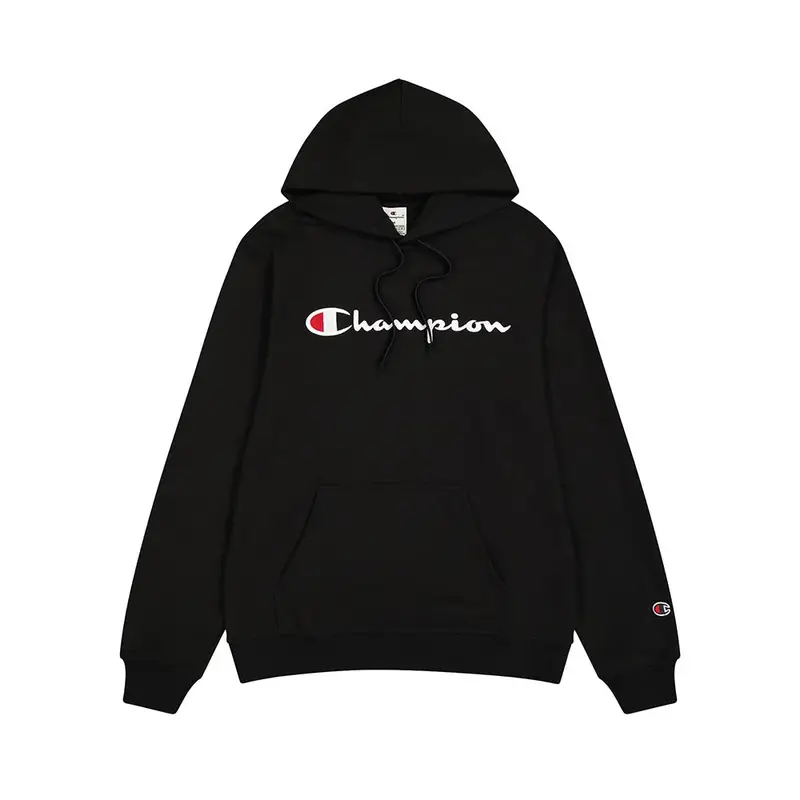 Felpa Con Cappuccio Logo Nero Uomo XL