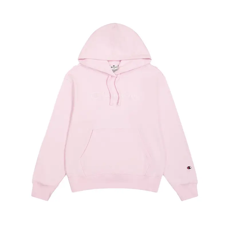 Felpa Con Cappuccio Tono Su Tono Rosa Donna M