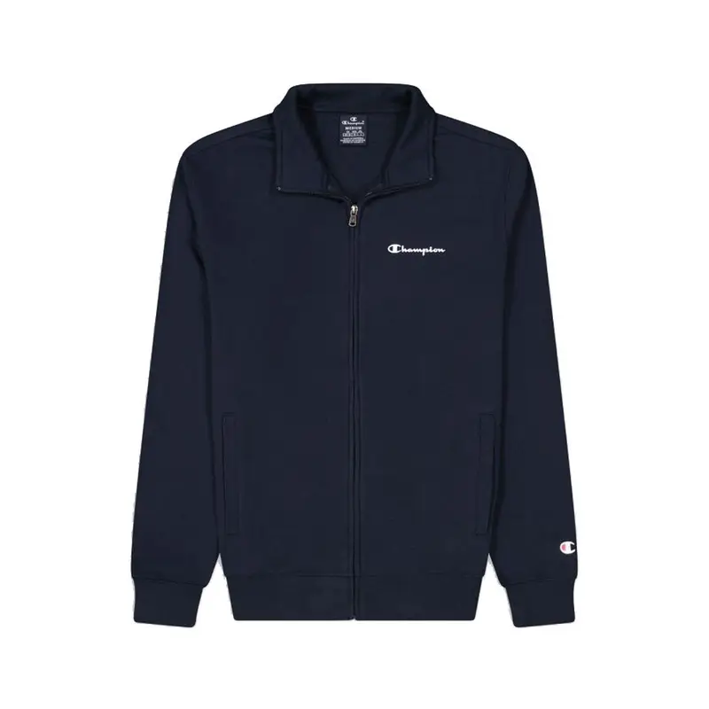 Felpa Con Cerniera Blu Uomo S