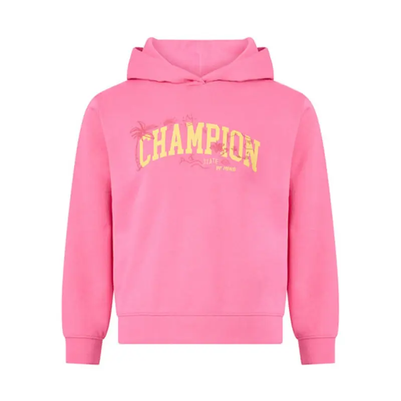 Felpa Palestra Con Cappuccio Rosa Bambina XS