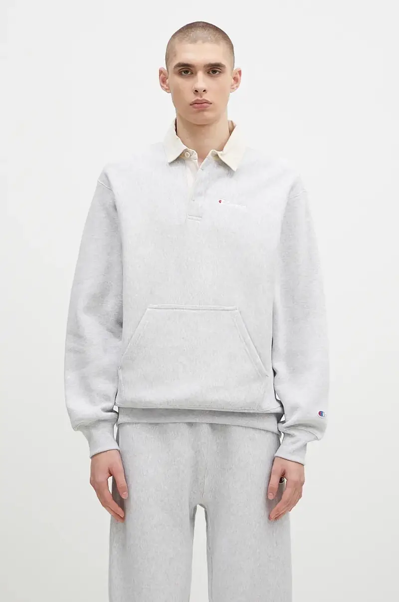 Champion Polo Uomo Grigio 2249271