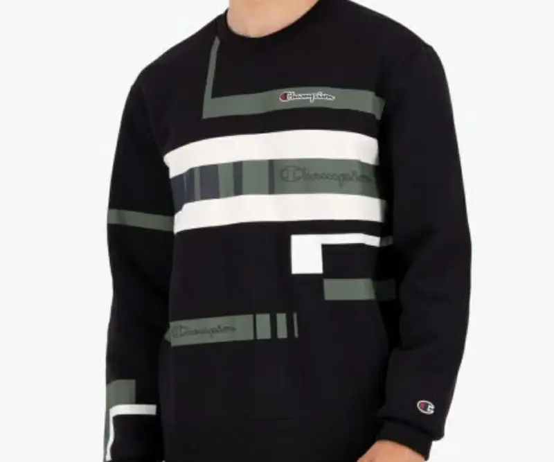 Felpa uomo champion reverse weave--kk | Champion Nero