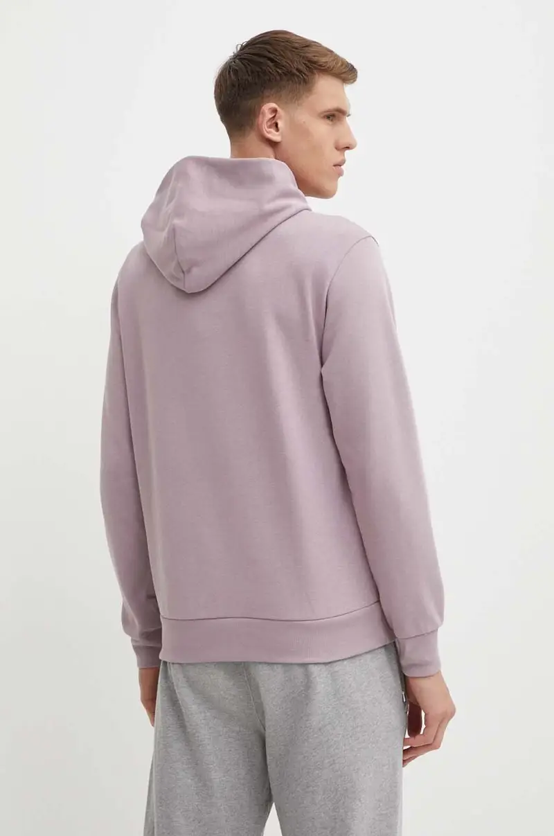 felpa uomo colore violetto con cappuccio E20000 Rosa miniatura 3