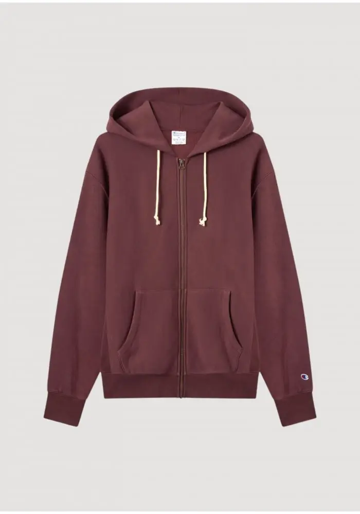 Full Zip Hoodie Sweatshirt RED