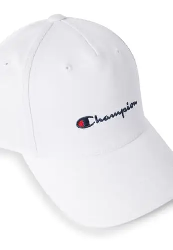 Champion Icons Accessories Junior Caps-802421 Woven Cotton Twill Small Script Logo Cappellino da Baseball, Bianco miniatura 3
