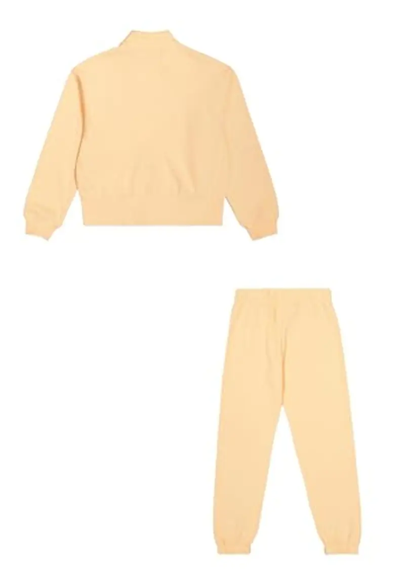 Champion Legacy Girl-Full Zip Sweatsuit Elastic Cuff Tuta da Allenamento, Pink (PS196), 7 miniatura 2