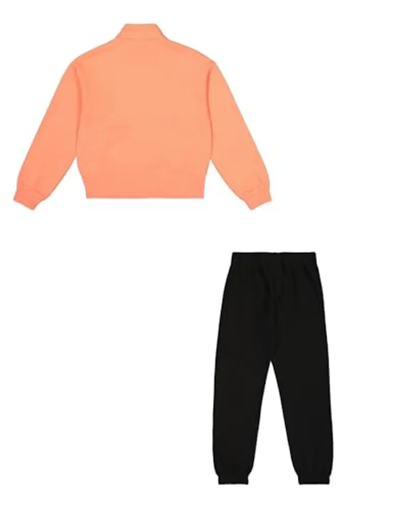 Champion Legacy Girl-Full Zip Sweatsuit Elastic Cuff Tuta da Allenamento, Pink (PS202), 9-10 Anni Bambine e Ragazze miniatura 2