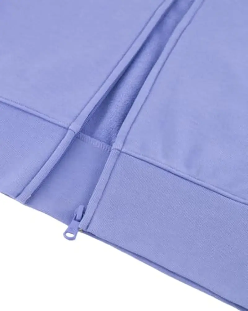 Champion Legacy Girl-Full Zip Sweatsuit Elastic Cuff Tuta da Allenamento, Purple (VS097), 3-4 Anni Bambine e Ragazze miniatura 2