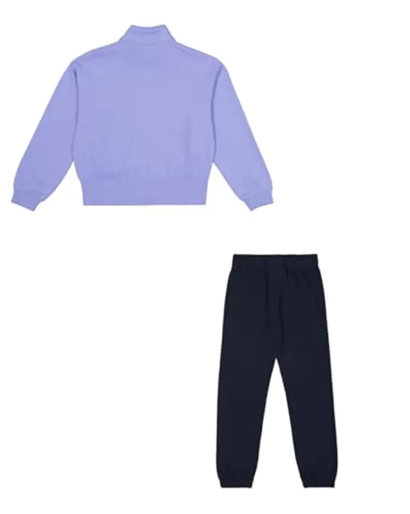 Champion Legacy Girl-Full Zip Sweatsuit Elastic Cuff Tuta da Allenamento, Purple (VS097), 3-4 Anni Bambine e Ragazze miniatura 3