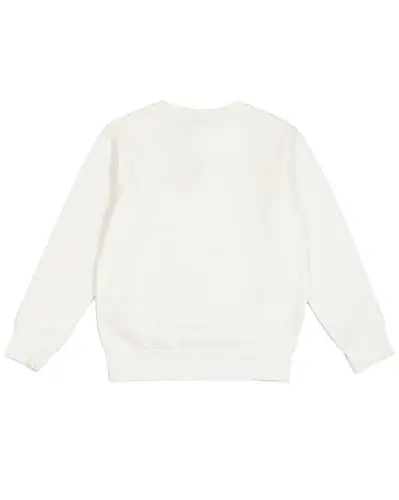 Champion Legacy Legacy Basics B - Ultralight Powerblend Fleece Crewneck Felpa, Bianco, 13 miniatura 2