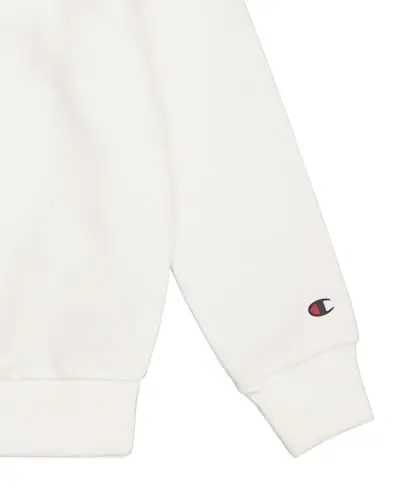 Champion Legacy Legacy Basics B - Ultralight Powerblend Fleece Crewneck Felpa, Bianco, 13 miniatura 3