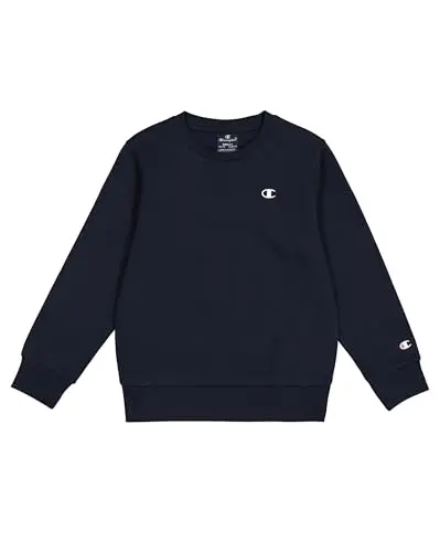 Champion Legacy Legacy Basics B - Ultralight Powerblend Fleece Crewneck Felpa, Blu Marino, 11