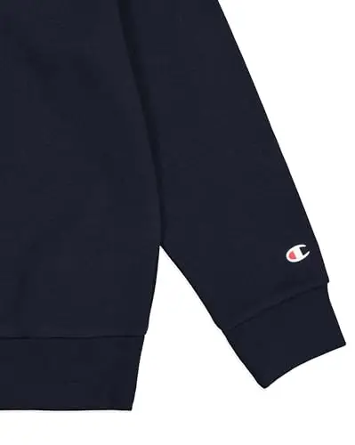 Champion Legacy Legacy Basics B - Ultralight Powerblend Fleece Crewneck Felpa, Blu Marino, 11 miniatura 3