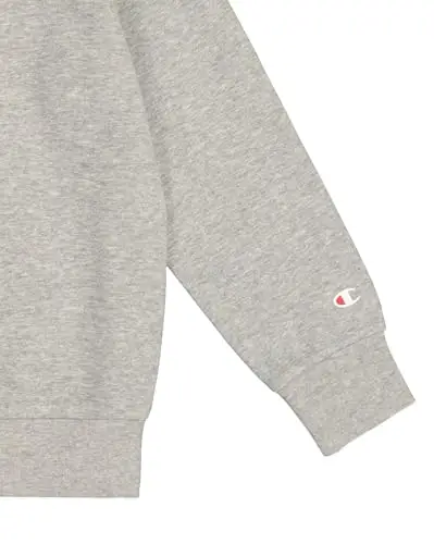 Champion Legacy Legacy Basics B - Ultralight Powerblend Fleece Crewneck Felpa, Grigio Melange Chiaro, 11 miniatura 3