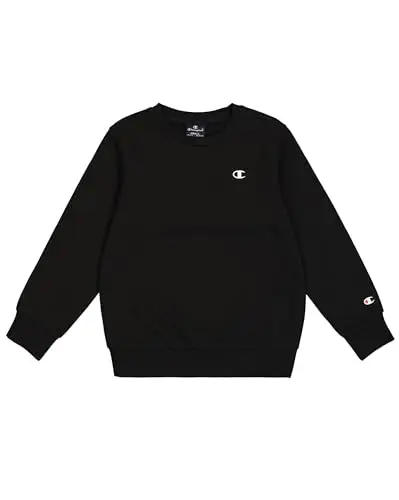 Champion Legacy Legacy Basics B - Ultralight Powerblend Fleece Crewneck Felpa, Nero, 7