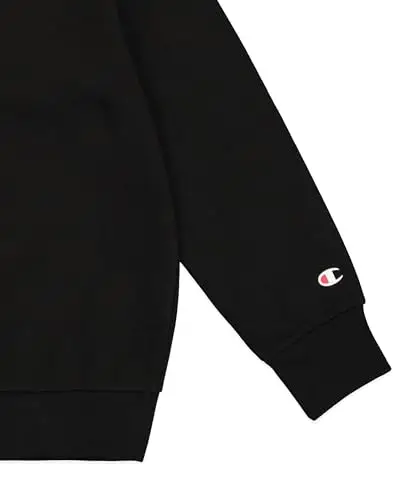 Champion Legacy Legacy Basics B - Ultralight Powerblend Fleece Crewneck Felpa, Nero, 7 miniatura 3