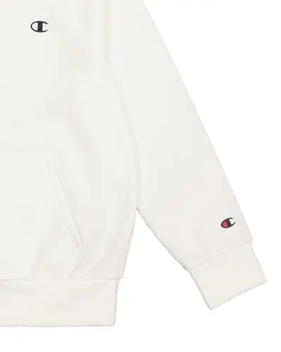 Champion Legacy Legacy Basics B - Ultralight Powerblend Fleece Felpa con Cappuccio, Bianco, 5 miniatura 3