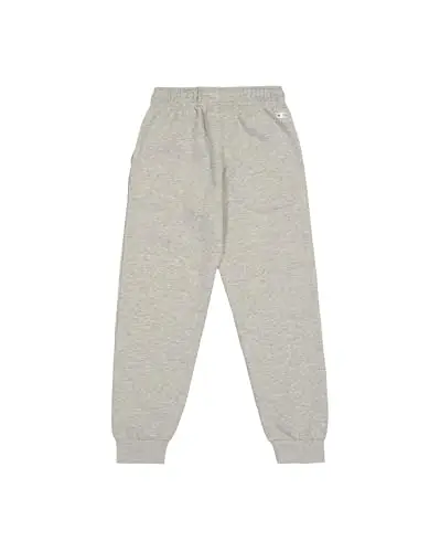 Champion Legacy Legacy Basics B - Ultralight Powerblend Fleece Rib Cuff Pantaloni da Tuta, Grigio Melange Chiaro, 5 miniatura 2