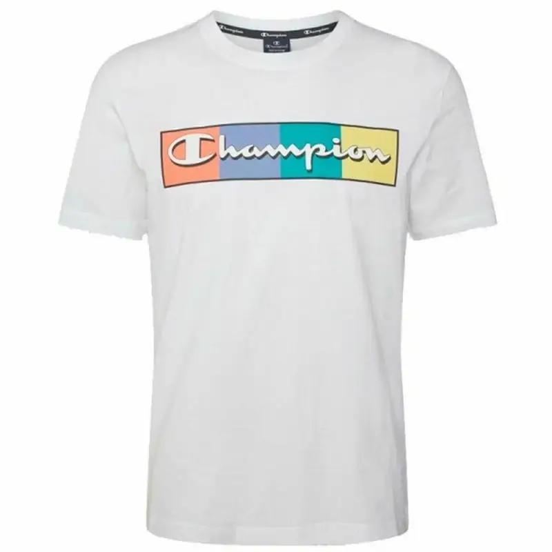 Maglia a Maniche Corte Champion Crewneck Bianco | Champion