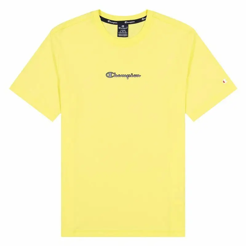 Maglia a Maniche Corte Champion Crewneck M Giallo | Champion