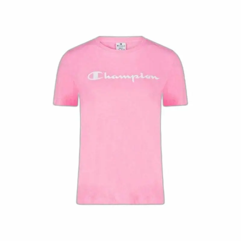 Maglia a Maniche Corte Donna Champion Crewneck | Champion Rosa
