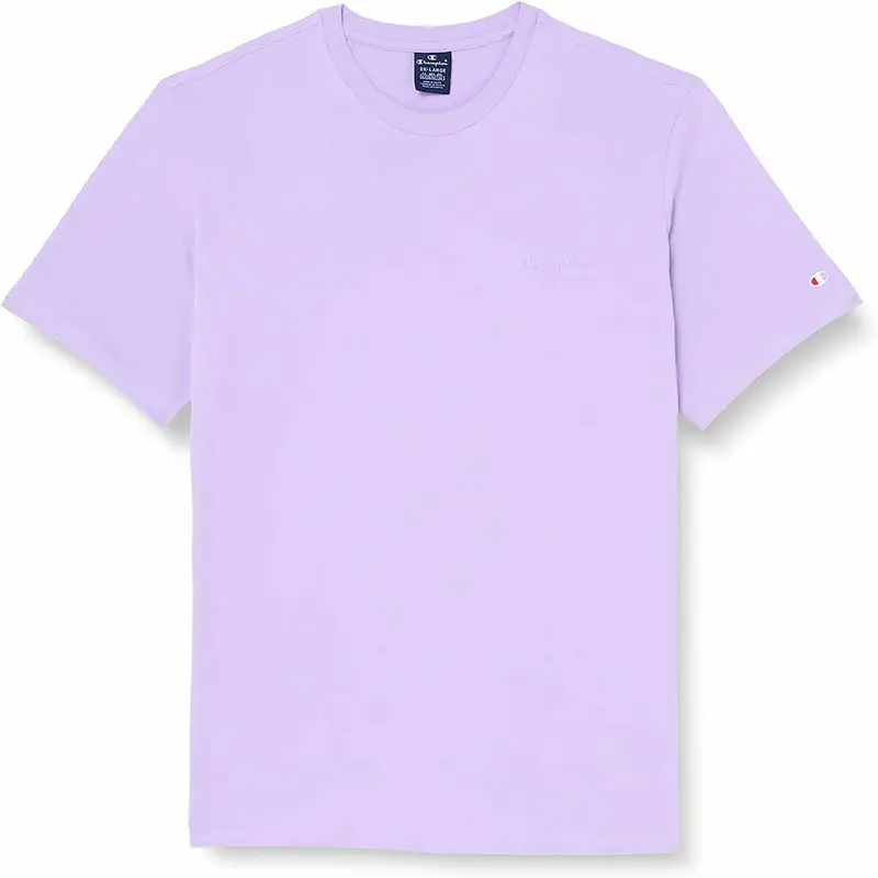 Maglia a Maniche Corte Uomo Champion Crewneck Lilla | Champion Viola