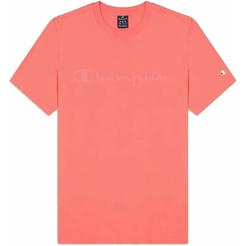 Maglia a Maniche Corte Uomo Champion Crewneck Rosa | Champion