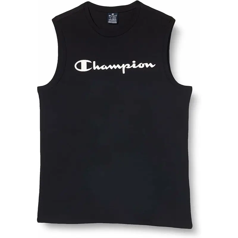 Maglia Smanicata da Uomo Champion Crewneck Nero | Champion