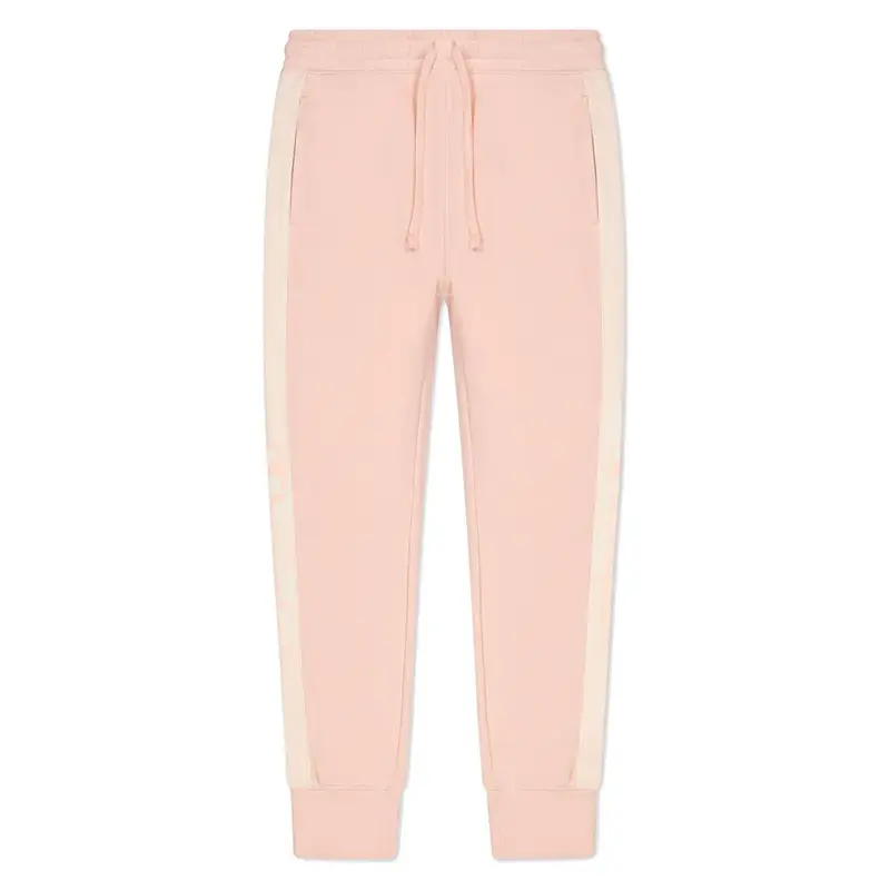 Pantaloni Con Polsino Banda Rosa Donna L