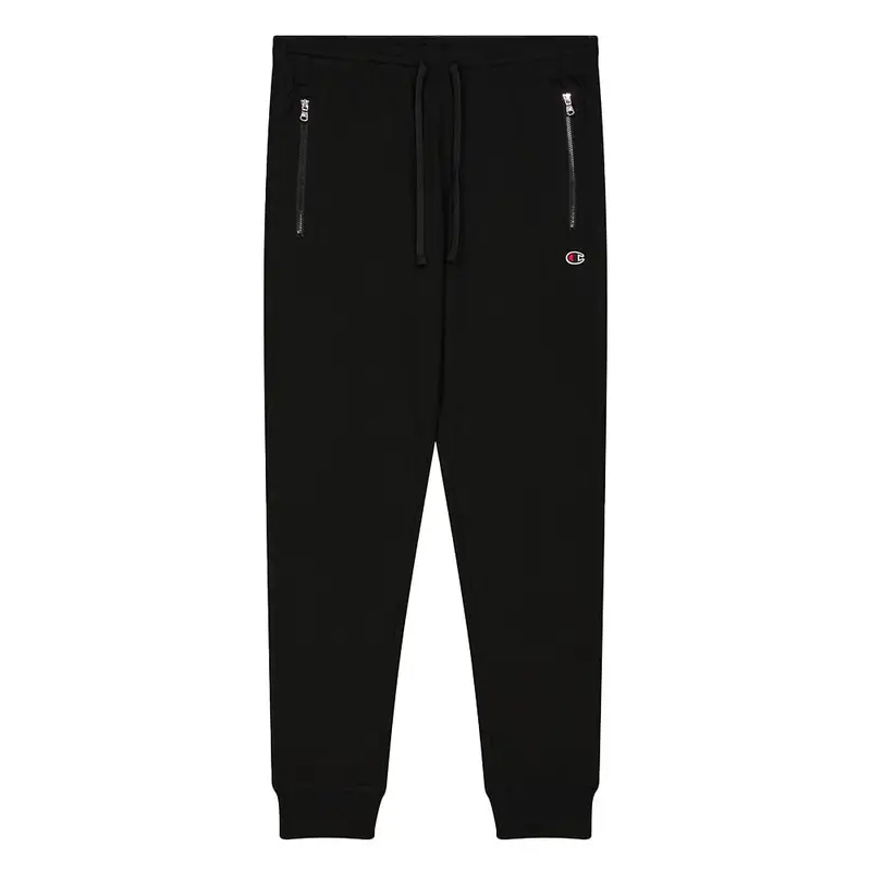 Pantaloni Con Polsino Jersey Nero Uomo M