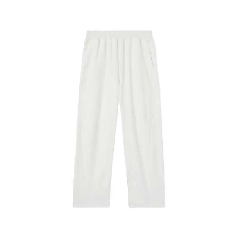 Pantaloni Open Ciniglia Panna Donna XS