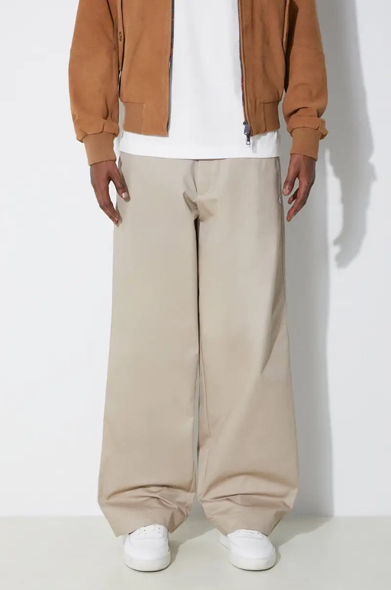 pantaloni uomo colore beige